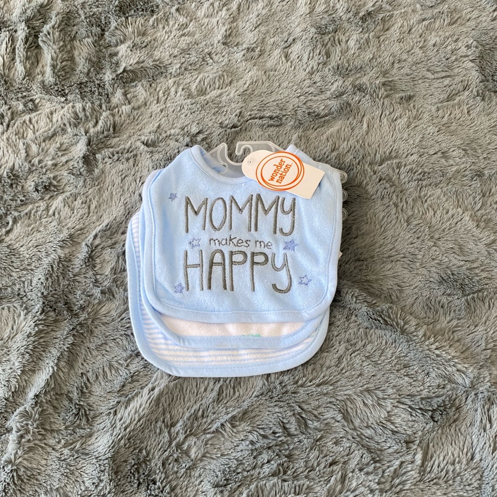 Wonder Nation 3 Pack of Bibs